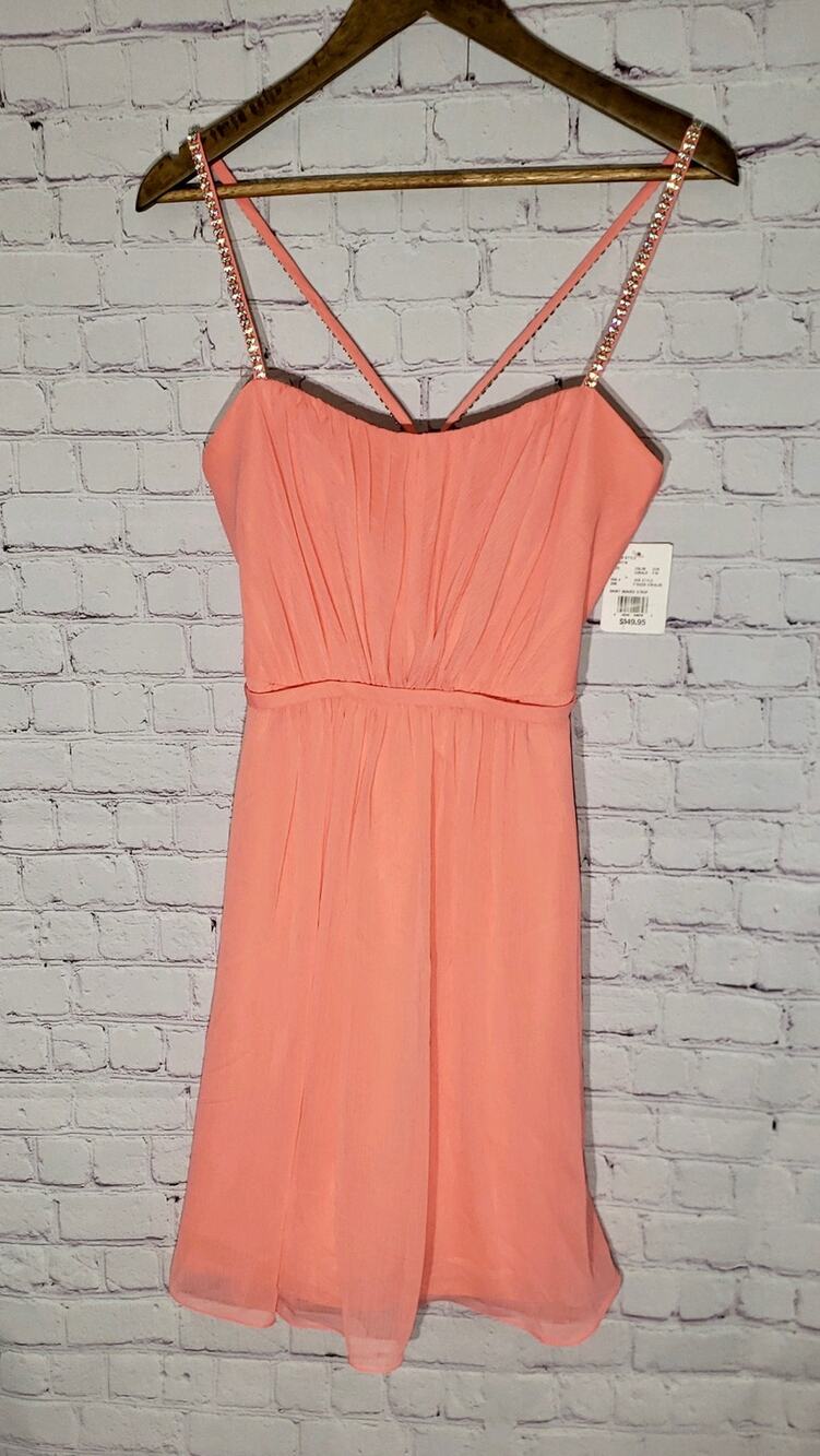 David’s Bridal Dress NWT Coral